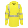 Portwest L042 Hi - Vis Lightweight Hooded Long Sleeve T-Shirt - Gorvex.com