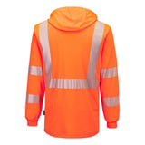 Portwest L042 Hi - Vis Lightweight Hooded Long Sleeve T-Shirt - Gorvex.com