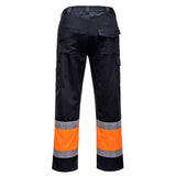 Portwest L049 Lightweight Hi - Vis Two Tone Combat Pants with 10 Pockets - Gorvex.com