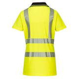 Portwest LW72 Women's Hi Vis Pro Polo Shirt with Contrast Collar - Gorvex.com