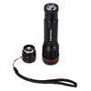 Portwest PA75 USB Rechargeable Flashlight with Twistable Lens System - Gorvex.com