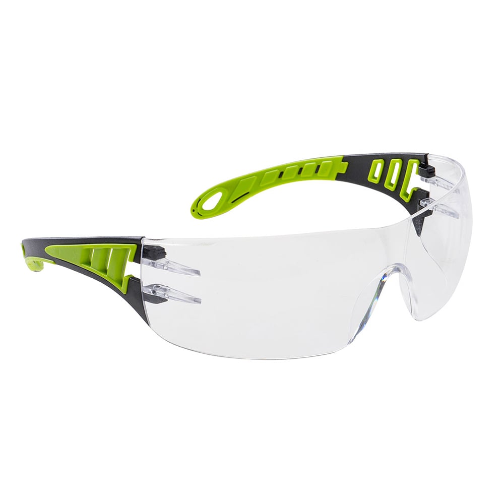 Portwest PS12 Tech Look Anti - Scratch Safety Glasses, 1 pair - Gorvex.com