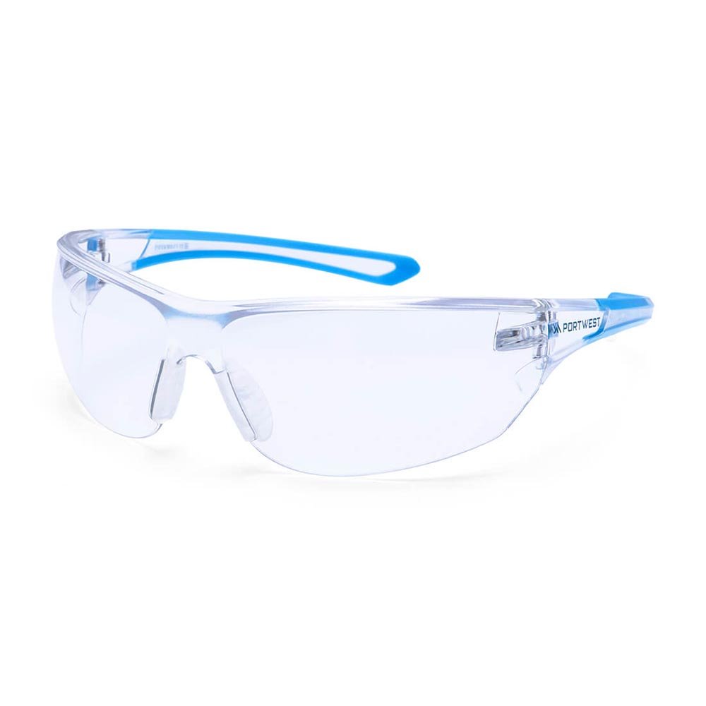 Portwest PS19 Essential Safety Glasses with Brow Guard - Gorvex.com