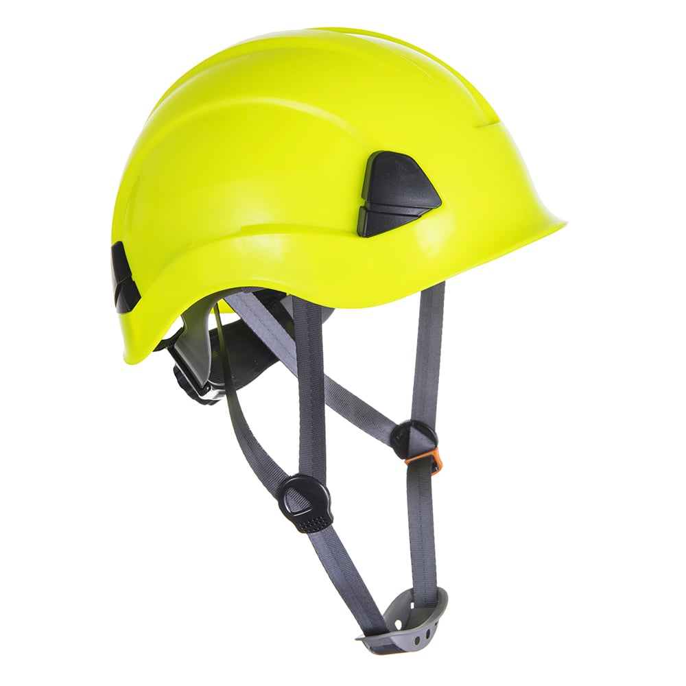 Portwest PS53 Height Endurance Peakless Hi Vis 4 Pt Ratchet Hard Hat - Gorvex.com