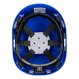 Portwest PS53 Height Endurance Peakless Hi Vis 6 Pt Ratchet Hard Hat - Gorvex.com