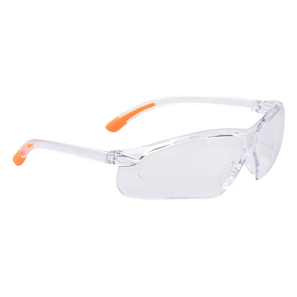 Portwest PW15 Fossa Safety Glasses with Contrast Tips, 1 pair - Gorvex.com