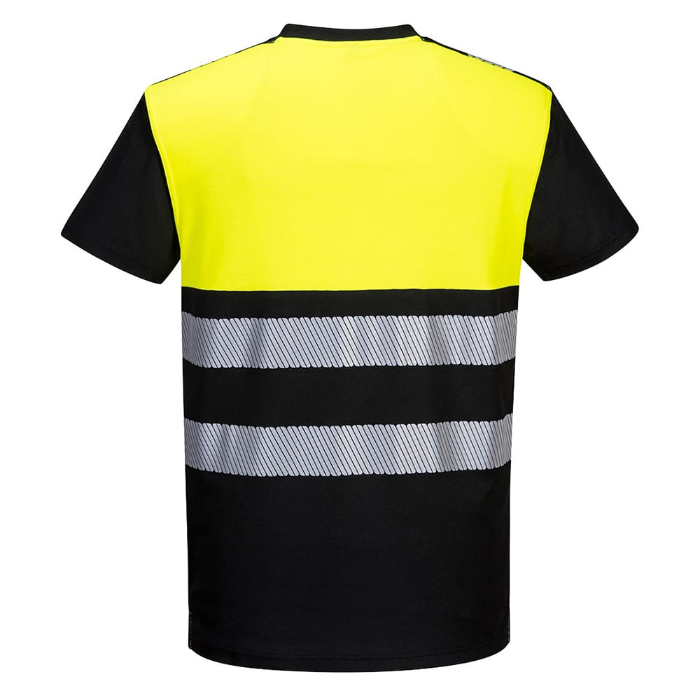 Portwest PW311 PW3 Hi - Vis Two - Tone T-Shirt with Segmented Tape - Gorvex.com