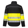 Portwest PW375 PW3 Hi - Vis Softshell Jacket with Segmented Tape - Gorvex.com