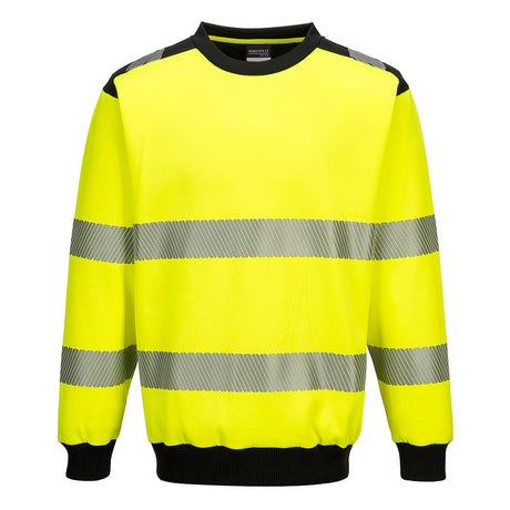 Portwest PW379 PW3 Class 3 Hi - Vis Sweatshirt with Segmented Tape - Gorvex.com