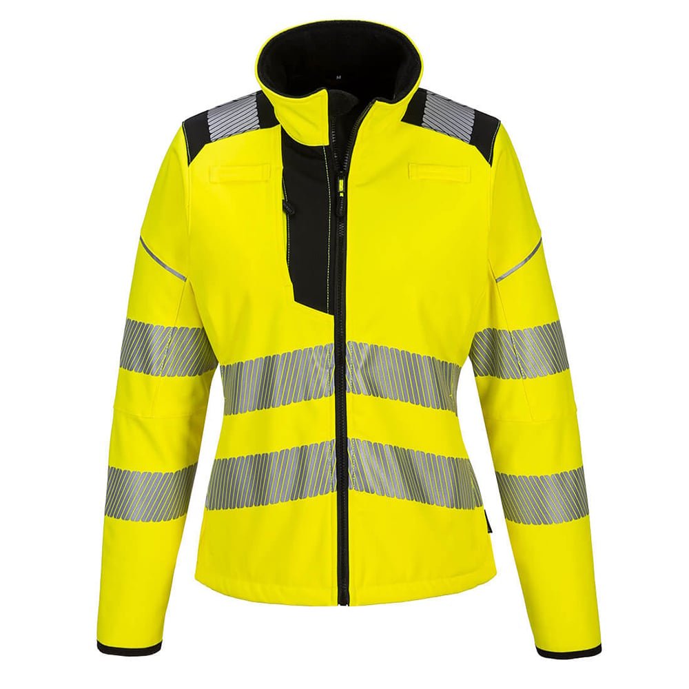 Portwest PW381 PW3 Women's Hi - Vis Contrast Softshell Jacket - Gorvex.com