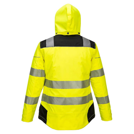 Portwest PW382 PW3 Women's Hi - Vis Winter Jacket with Detachable Hood - Gorvex.com