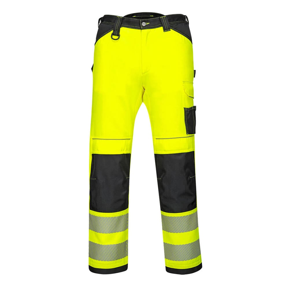 Portwest PW385 Women's Hi - Vis Stretch Work Pant with Cargo Pocket - Gorvex.com