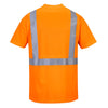 Portwest S190 Series Hi Vis Short - Sleeved T-Shirt with Chest Pocket - Gorvex.com