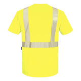 Portwest S196 Hi - Vis Segmented Tape Contrast Short Sleeve T-Shirt - Gorvex.com