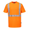 Portwest S198 Hi - Vis Pocketless Short Sleeve T-Shirt - Gorvex.com