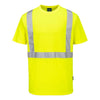 Portwest S198 Hi - Vis Pocketless Short Sleeve T-Shirt - Gorvex.com