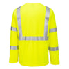 Portwest S199 Hi - Vis Pocketless Long Sleeve T-Shirt - Gorvex.com
