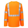 Portwest S199 Hi - Vis Pocketless Long Sleeve T-Shirt - Gorvex.com