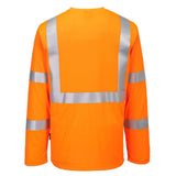 Portwest S199 Hi - Vis Pocketless Long Sleeve T-Shirt - Gorvex.com