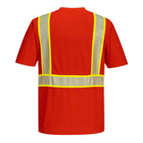 Portwest S396 Iona Plus Black Short Sleeved Shirt with Reflective Tape - Gorvex.com