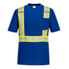 Portwest S396 Iona Plus Black Short Sleeved Shirt with Reflective Tape - Gorvex.com