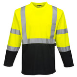 Portwest S398 Laguna Long - Sleeved T-Shirt with Contrast Panels - Gorvex.com