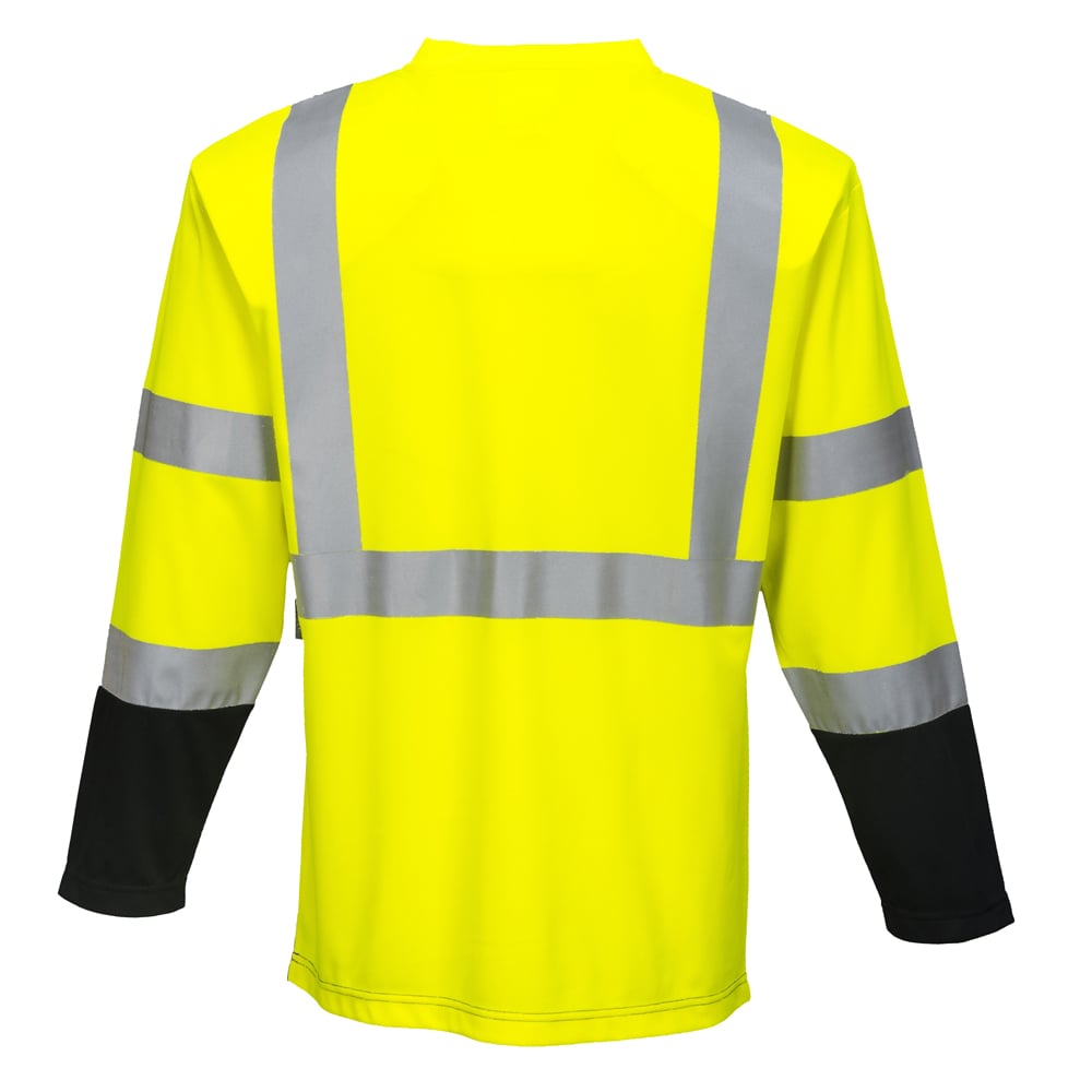 Portwest S398 Laguna Long - Sleeved T-Shirt with Contrast Panels - Gorvex.com