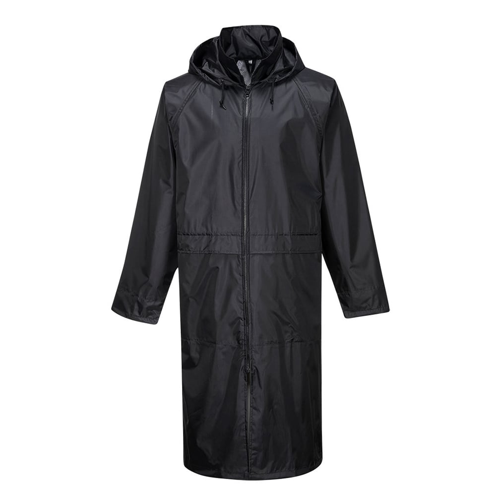 Portwest S438 Classic Hooded Raincoat with Packaway Hood - Gorvex.com