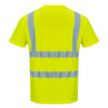 Portwest S478 Hi Vis Yellow Short - Sleeved T-Shirt with Crew Neck - Gorvex.com