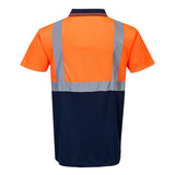 Portwest S479 Series Hi Vis Two - Tone Polo Shirt with Contrast Panel - Gorvex.com