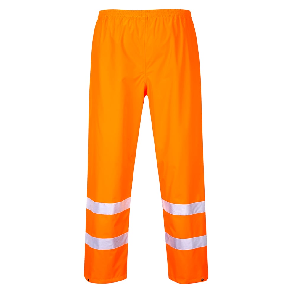 Portwest S480 Series Hi Vis Traffic Pants with Stud Adjustable Hems - Gorvex.com