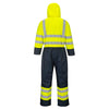 Portwest S485 Hi Vis Lined Contrast Coverall with Zip and Snap Closure - Gorvex.com