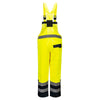 Portwest S489 Hi Vis Lined Contrast Bib & Brace with Side Zipper - Gorvex.com
