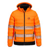 Portwest S548 Hi Vis Ultrasonic Heated Tunel Jacket with Detachable Hood - Gorvex.com