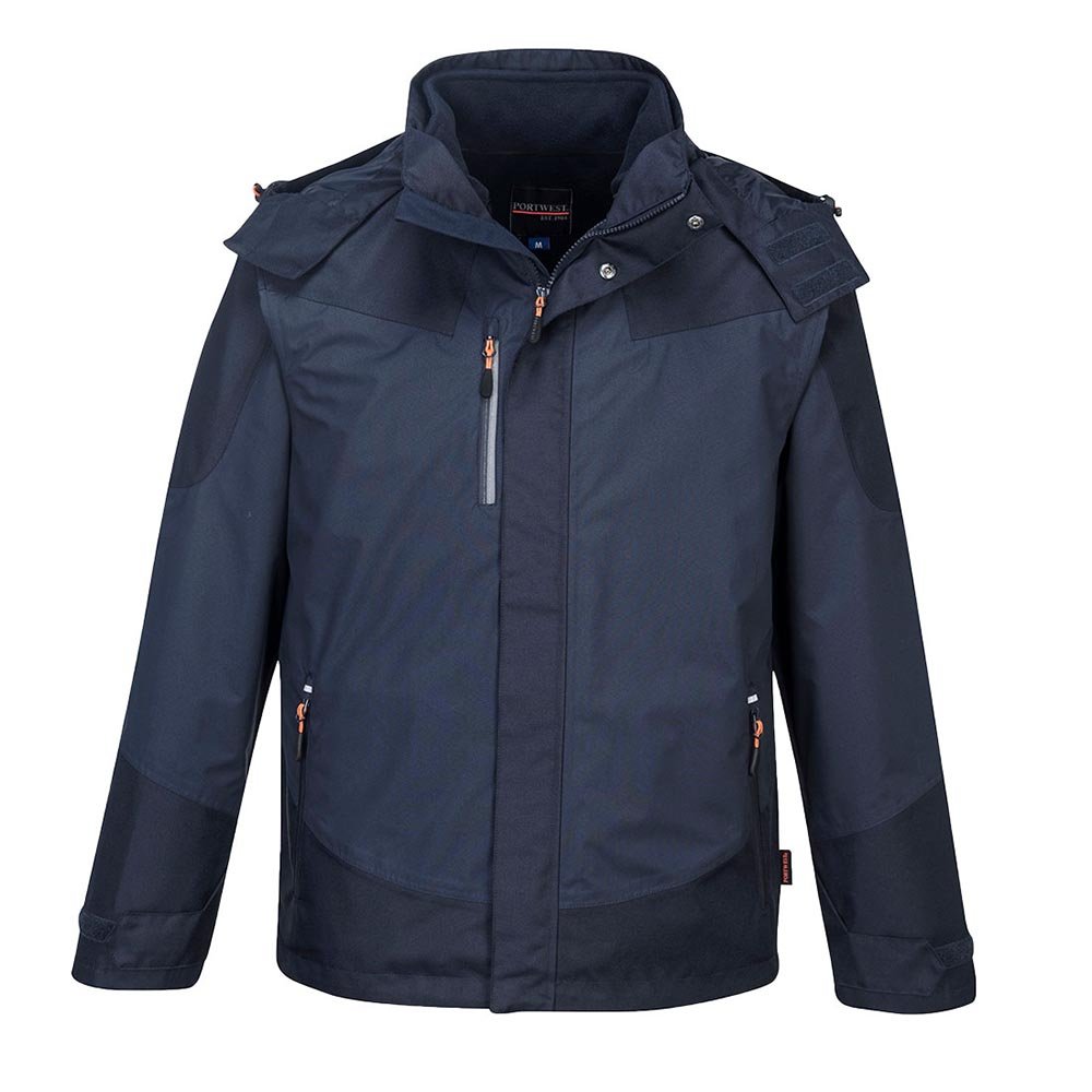 Portwest S553 Radial 3 - in - 1 Jacket with Water Resistant Zippers - Gorvex.com