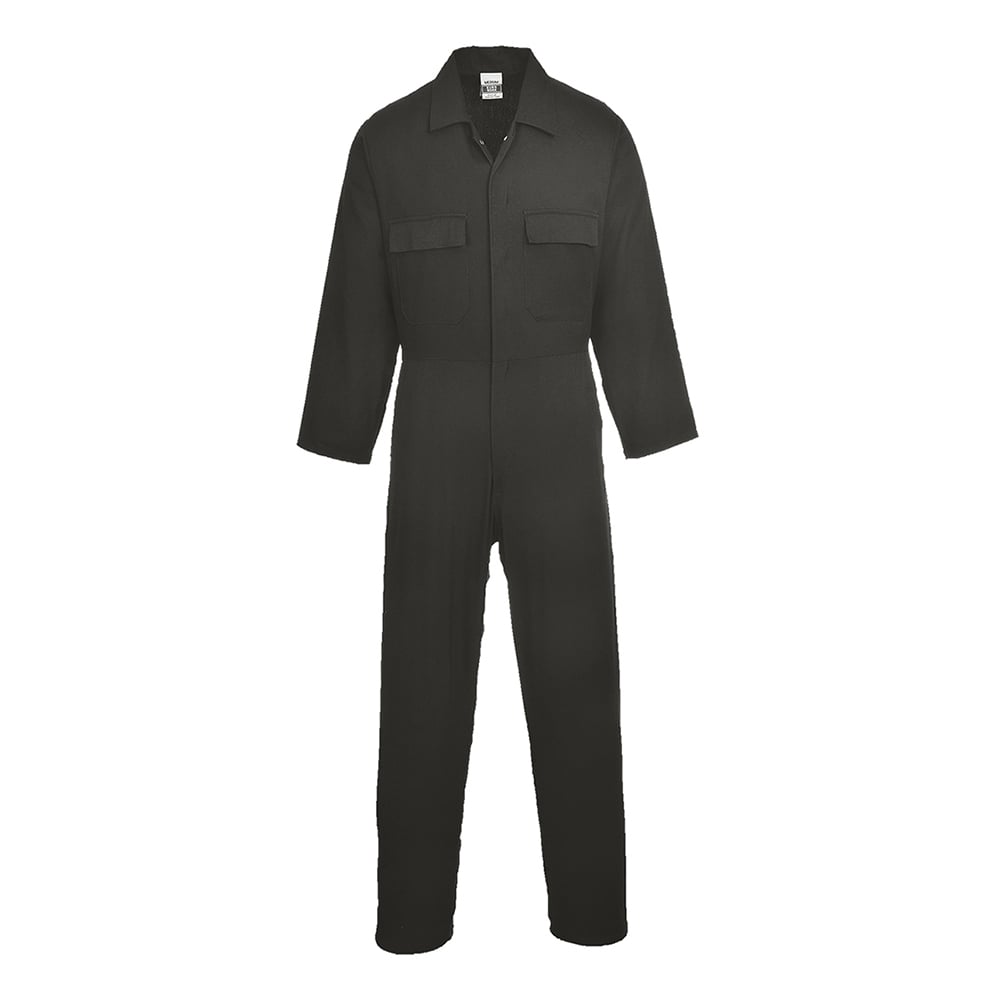 Portwest S998 Euro Work Cotton Coverall with Side Elastic Waist - Gorvex.com