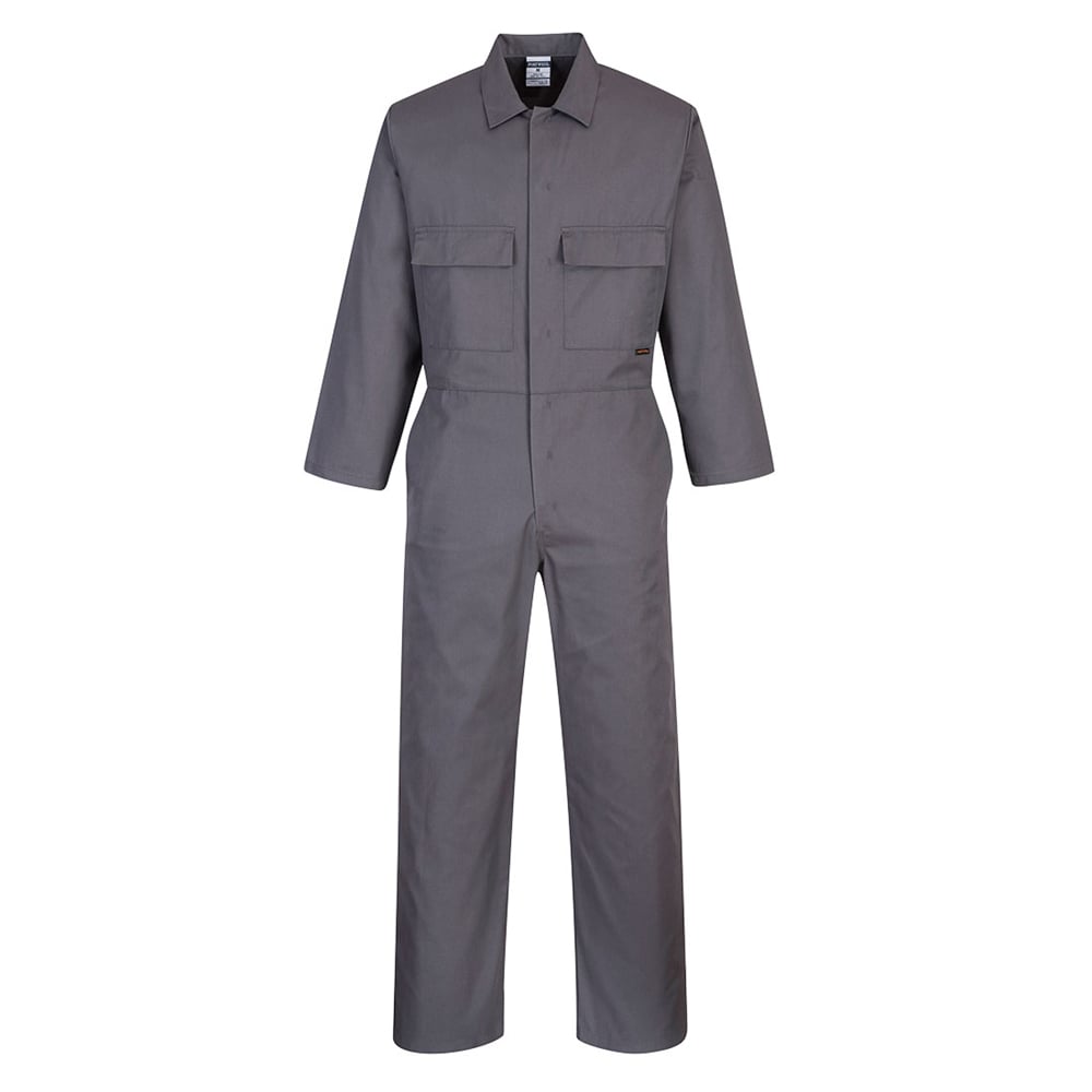 Portwest S999 Euro Work Polycotton Coverall with Elastic Back Waist - Gorvex.com