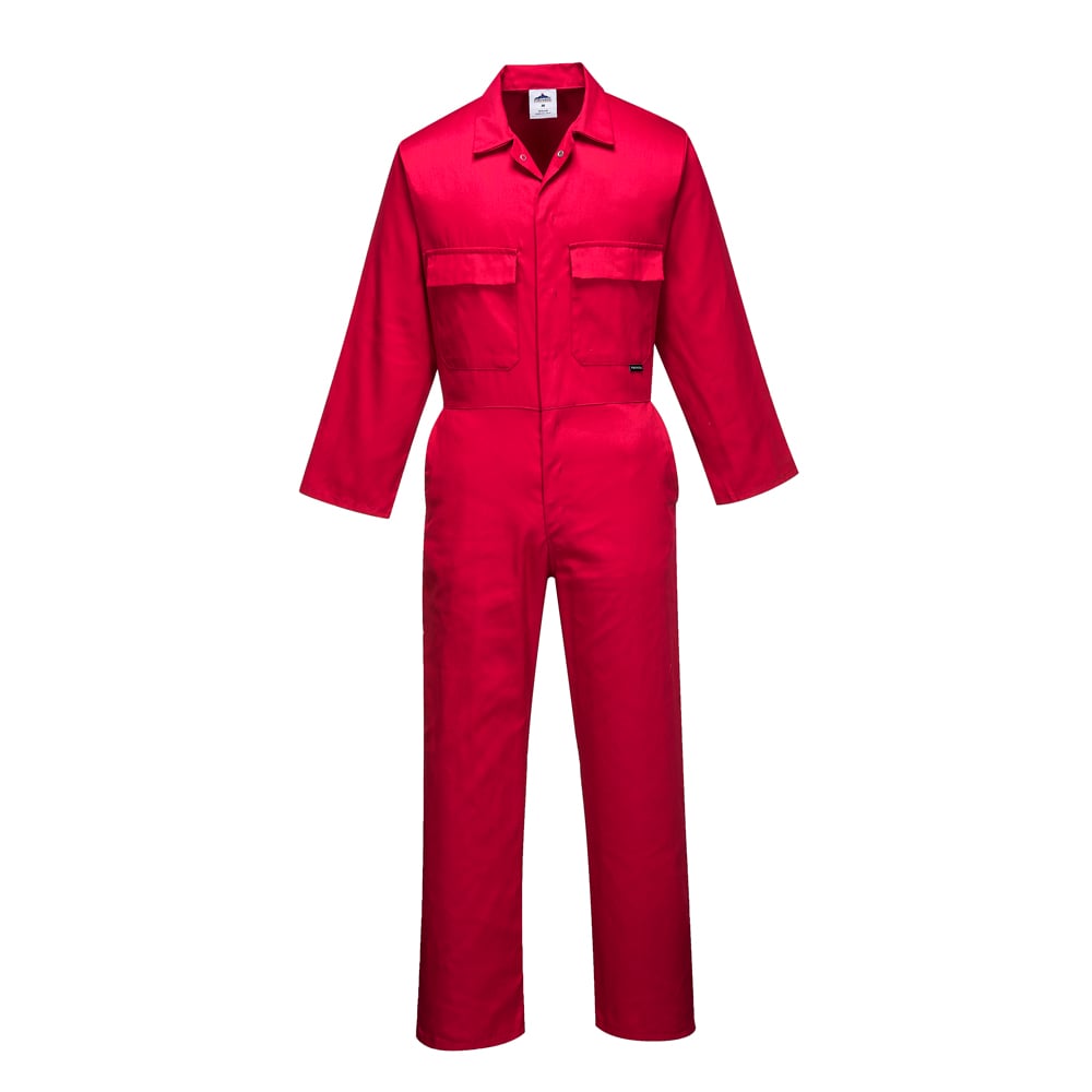 Portwest S999 Euro Work Polycotton Coverall with Elastic Back Waist - Gorvex.com