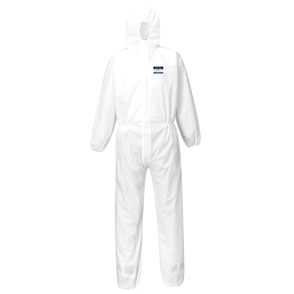 Portwest ST30 BizTex SMS Coverall with Elastic Hood, 1 box (50 pieces) - Gorvex.com