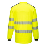 Portwest T185 PW3 Hi Vis Long Sleeve T Shirt with Segmented Tape - Gorvex.com