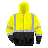 Portwest UB315 Hi Vis Two - Toned Zipped Hoodie with Oversized Pockets - Gorvex.com