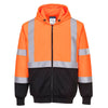 Portwest UB315 Hi Vis Two - Toned Zipped Hoodie with Oversized Pockets - Gorvex.com