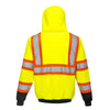 Portwest UB316 Kansas Hi Vis Zipped Hoodie with Contrasting Tape - Gorvex.com