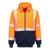 Portwest UB320 Hi - Vis Two - Tone Hoodie with Contrast Segmented Tape - Gorvex.com