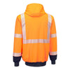 Portwest UB320 Hi - Vis Two - Tone Hoodie with Contrast Segmented Tape - Gorvex.com