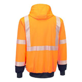 Portwest UB320 Hi - Vis Two - Tone Hoodie with Contrast Segmented Tape - Gorvex.com