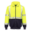 Portwest UB320 Hi - Vis Two - Tone Hoodie with Contrast Segmented Tape - Gorvex.com