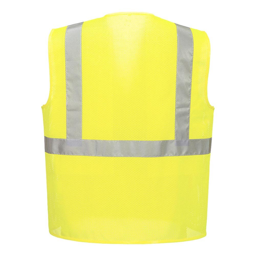 Portwest UC491 Economy Hi - Vis Mesh Vest with Hook & Loop Closure - Gorvex.com