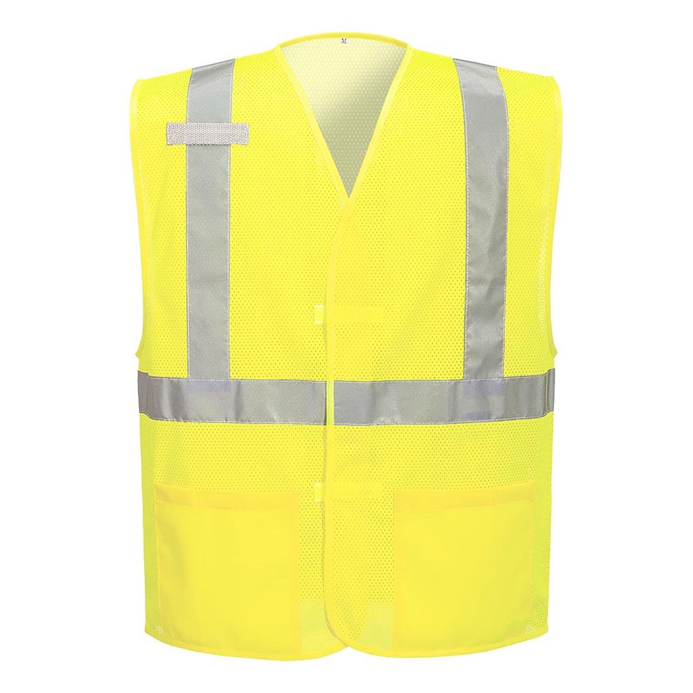 Portwest UC491 Economy Hi - Vis Mesh Vest with Hook & Loop Closure - Gorvex.com