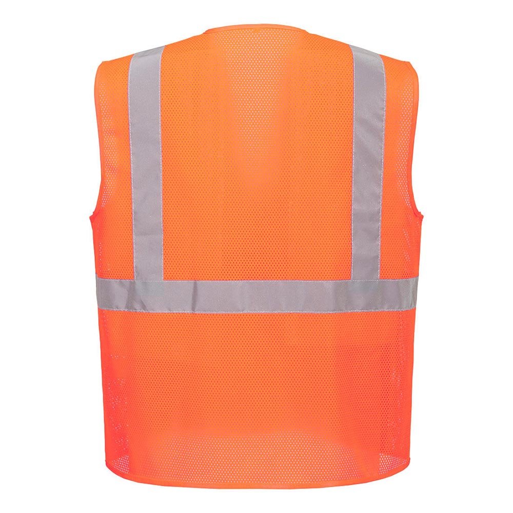 Portwest UC491 Economy Hi - Vis Mesh Vest with Hook & Loop Closure - Gorvex.com